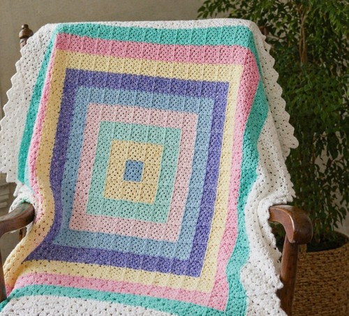 Coperta quadrata uncinetto - ad,