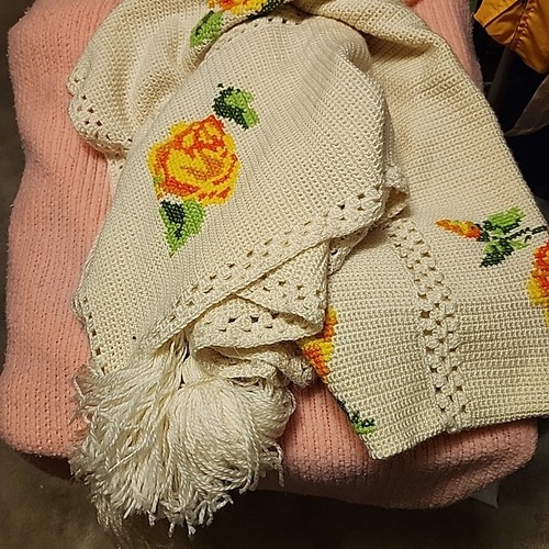 Coperta afgano maglia lancio - afgano,