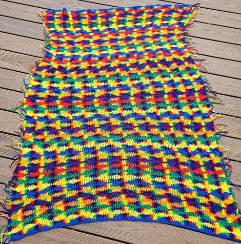Coperta afgan vintage - coperta,