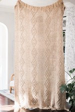 Coperta all'uncinetto a mano