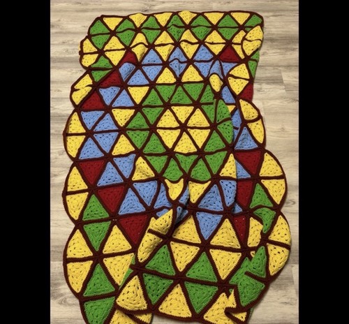 Coperta uncinetto lancio nonna