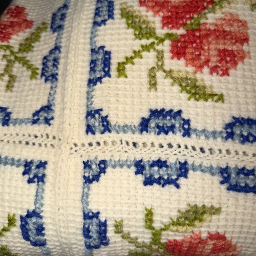 Copriletto vintage punto - , ago
