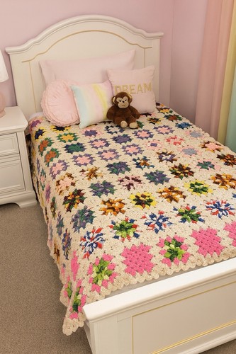 Trapunta vintage fatta mano - trapunta,