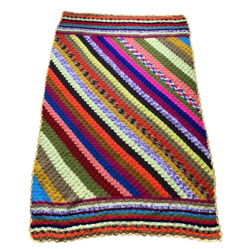 Coperta afgana righe - afgana,