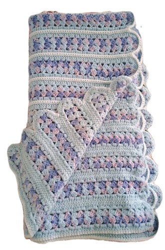 Coperta all uncinetto vintage - coperta, all'uncinetto
