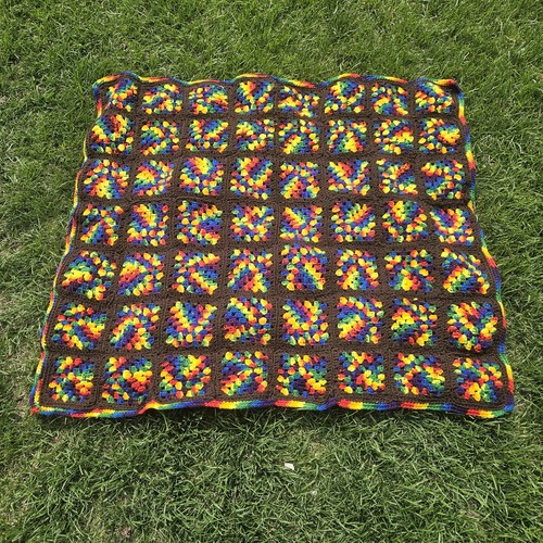 Vintage granny square - vintage,
