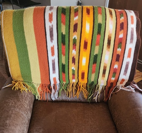 Coperta afgana vintage anni - , 70